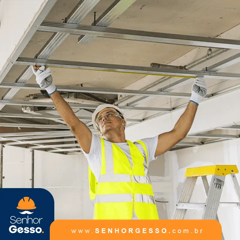 forro de drywall na vila ema